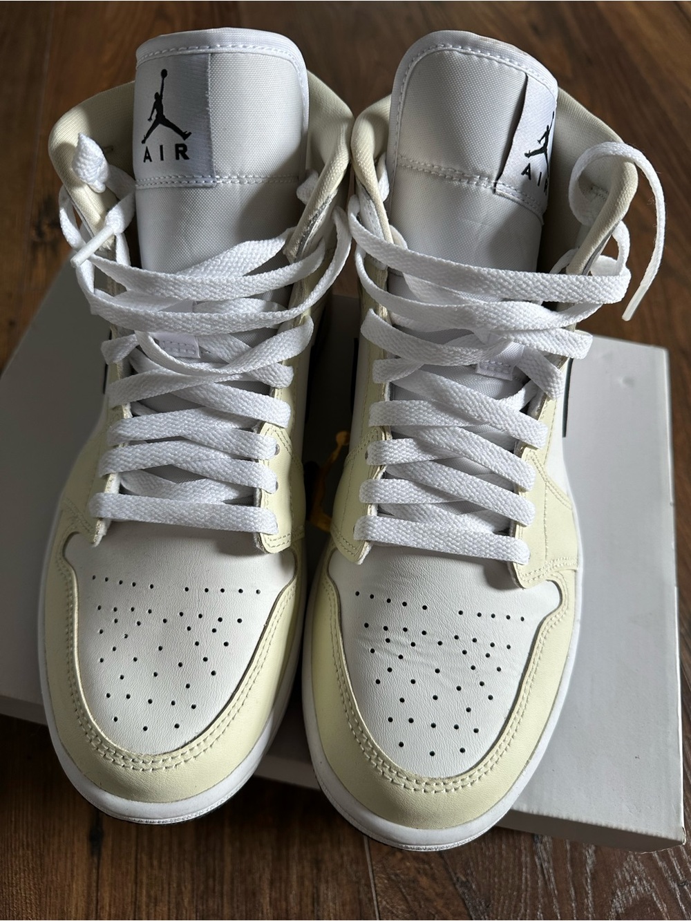 Jordan women’s High-Top Sneakers in coconut milk